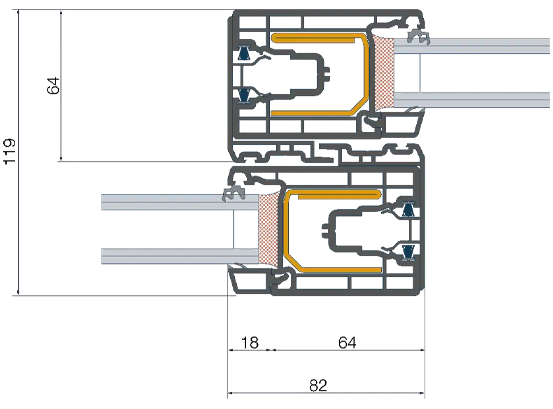 Inline Sliding nodolat cent